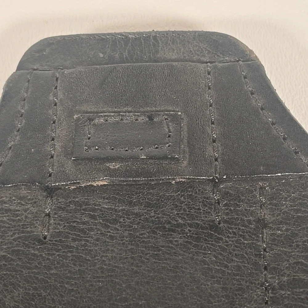 VTG Black‎ Pager Pal Concealed Carry Genuine Leather Holster Right Handed